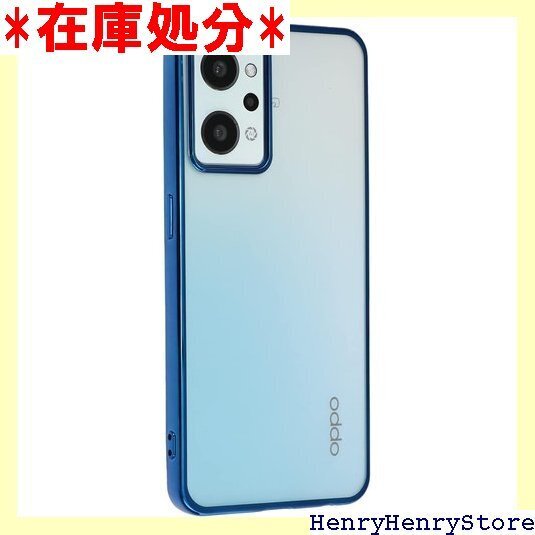 OPPO Reno7 A Reno9 A ケース TP ile UQ mobile ブルー A853OR7ABL 1018