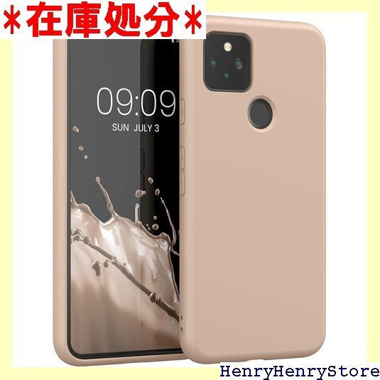 kwmobile スマホケース Google Pixe TPU シリコン マイクロファイバー ココナッツミルク 1113