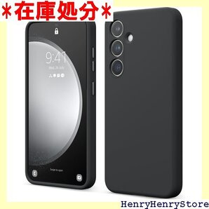 elago Galaxy S24 対応 ケース 耐衝撃 対応 携帯ケース SILICONE CASE ブラック 1592