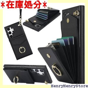NINKI 適応Galaxy S24 Ultraカバー クシー S24 Ultra 5G スマホケース ブラック 1594