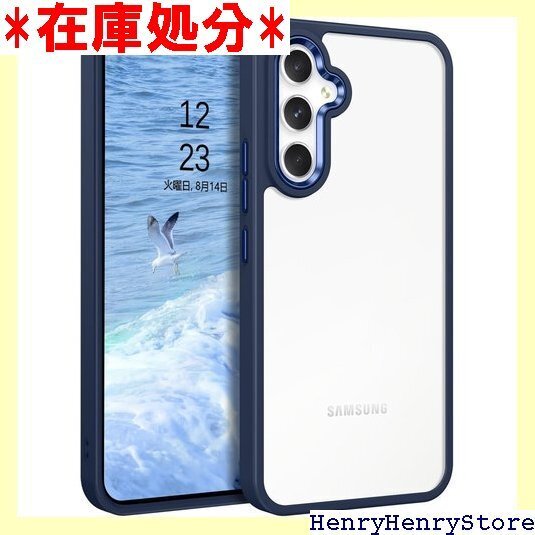 VENINGO Galaxy A54 5G ケース ギ ヤレス充電対応 レンズ保護 ストラップホール付き ブルー 1914