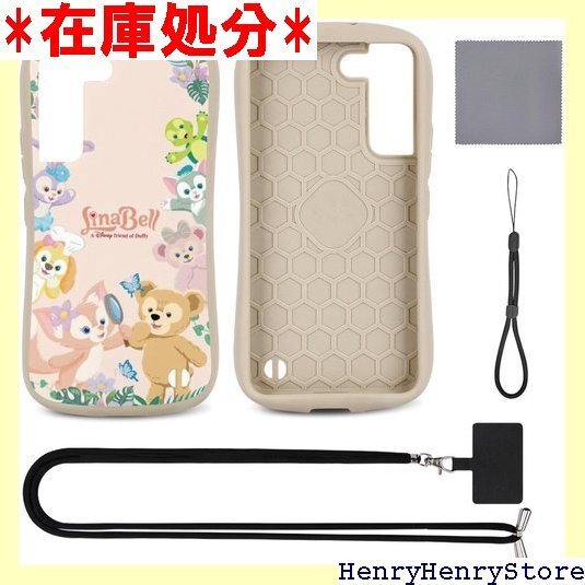 Galaxy S22/S23/S24シリーズに対応 ダ 付き防止 ストラップホール 人気 かわいい キャラクター 1933