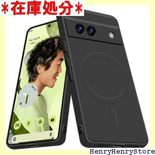 XiTianBao Google Pixel 7a ケ パー ワイヤレス充電対応 マグセーフ対応 柔軟 ブラック 2015