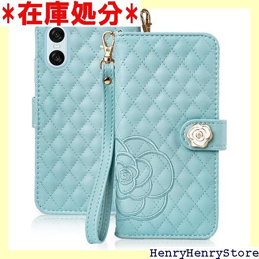 Xperia 10 VI ケース 手帳型 SO-52E VI SO-52E/SOG14/XQ-ES44 ブルー 2089