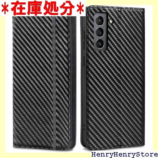 Iffeenny galaxy s21 ケース SC- 軽量 薄型 ギャラクシーs21 ケース 手帳型 ブラック 2170