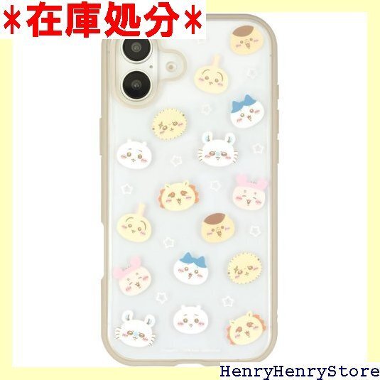 グルマンディーズ ちいかわ IIIIfit Clear hone16 Plus 対応 ケース 総柄 CK-57A 2250