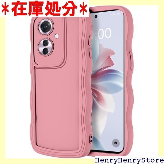 HeeNia OPPO Reno 11A 対応 ケース 高級携帯ケース OPPO Reno 11A 用 ピンク 2393