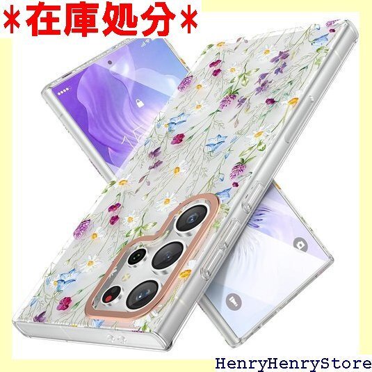 MILPROX Samsung Galaxy S25 軽量 耐久性 おしゃれ フラワー 女性人気 6.8インチ 2498