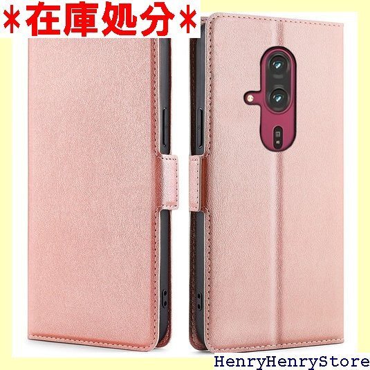 らくらくスマートフォン F-53E ケース 手帳型 薄 ケース カード収納 耐衝撃 カード入れ スタンド ピンク 2568