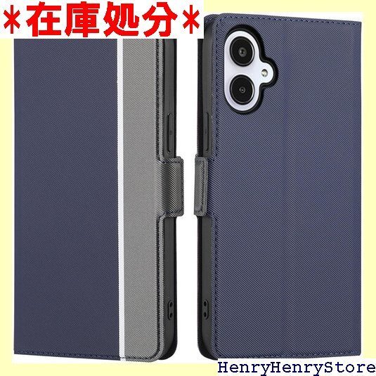 適用 Galaxy A25 5G SC-53F SCG ド収納 耐衝撃 スタンド 2色組合 グレー + ネイビー 2748