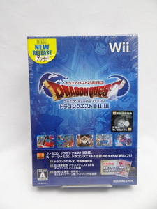 ☆5527 未開封品 ドラゴンクエスト25周年記念 ファミコン&スーパーファミコン ドラゴンクエストI・II・III Wii