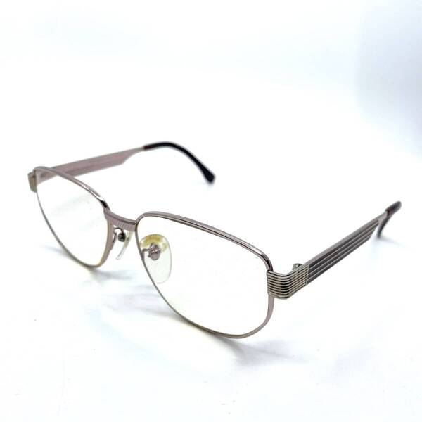 Yves Saint Laurent イヴサンローラン 老眼鏡 シニアグラス 度入り 眼鏡 メガネフレーム フルリム レッド系 アイウェア 30-0686
