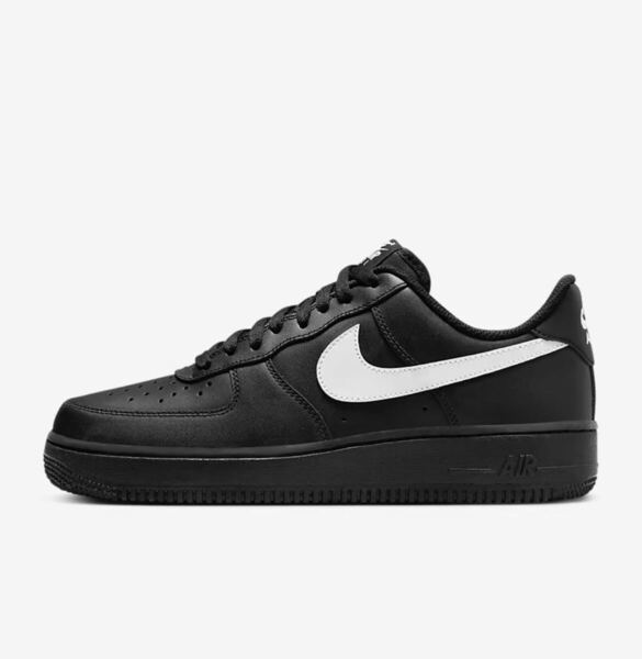 27.5cm Nike Air Force 1 LOW エアフォース1 ブラック ホワイト 国内NIKE購入 スニーカー 正規品 新品 jordan supreme AIRMAX ナイキ