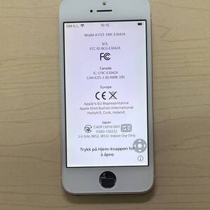 中古純正品 iPhone 5s、iPhone SE1 白 フロントパネル タッチ スライド 操作出来ました。防水シール付き 。ジャンク