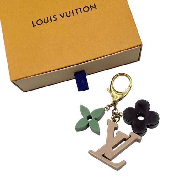 【美品】ルイヴィトン LOUIS VUITTON M66200 ビジューサック プレイタイム チャーム キーホルダー