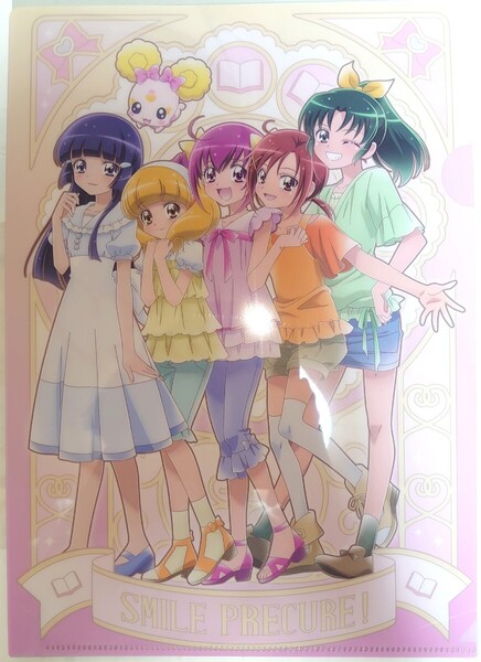 プリキュアオールスターズ クリアファイル コレクション vol.4 スマイルプリキュア フラットガシャポン