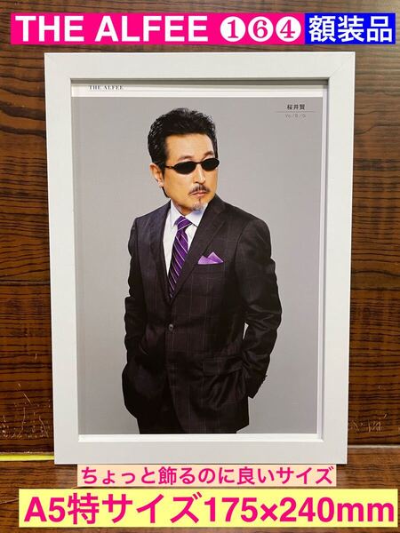 額装品★THE ALFEE /アルフィー①⑥④★プロモーショングラビア桜井賢ソロ★高見沢俊彦★坂崎幸之助★当時印刷物★A5特サイズ額入り★