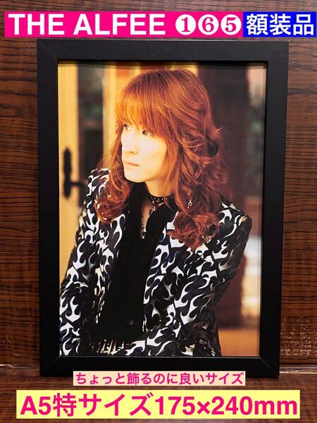 額装品★THE ALFEE /アルフィー①⑥⑤★プロモーショングラビア★高見沢俊彦ソロ★桜井賢★坂崎幸之助★当時印刷物★A5特サイズ額入り★