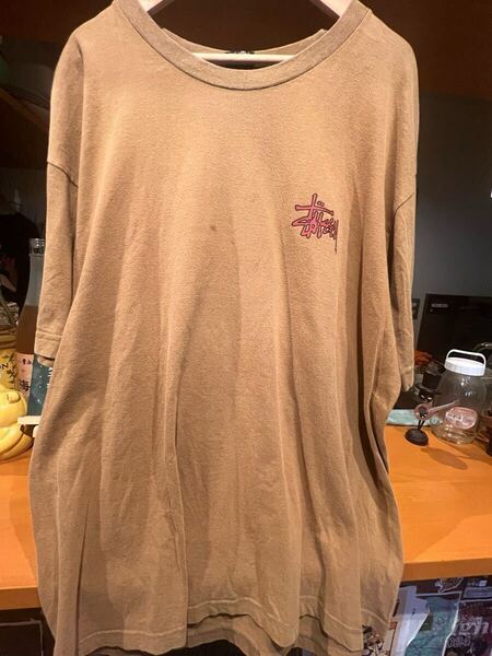 80s-90's USA製 STUSSY ヴィンテージ Tシャツ オリジナルタグ 超希少 グラフィック アーカイブ アート ストリート XL