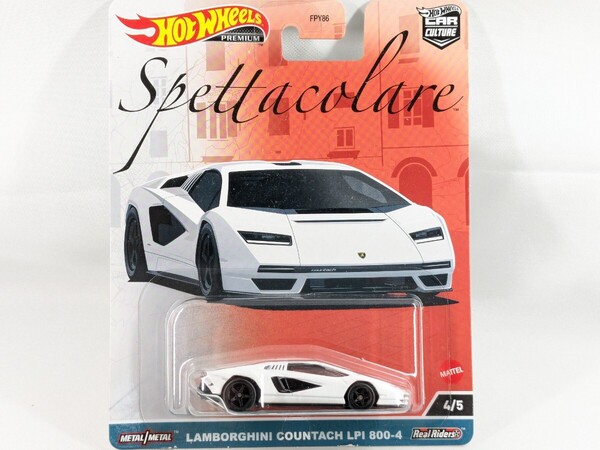 本家US版 ホットウィール カーカルチャー ランボルギーニ カウンタック LPI 800-4 スペッタコラーレ Hot Wheels FPY86 HKC40