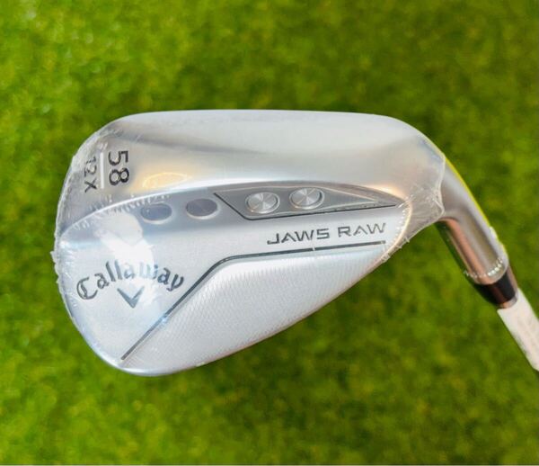 未使用品 キャロウェイ JAWS RAW 58-12X ジョーズ ロー ウェッジ クロム モーダス3 115シャフトS 日本正規品 SW