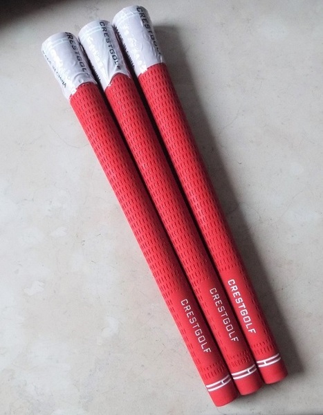 ★即決!送料込!★3本組 CRESTGOLF 正規品 ツアーベルベット タイプ 競技者 アスリート 60R バックラインなし RD★ 抜群のグリップ力