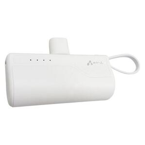 送料無料◆エアージェイ USB-Cコネクタ内蔵 高速PD対応5000mAhモバイルバッテリー MB-T5000PD WH 新品