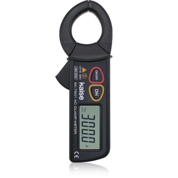 送料無料◆エルパ(ELPA) クランプメーター 安全 オートレンジ 0~300A レンジ切替不要 ミニ オートオフ SK-7601 新品