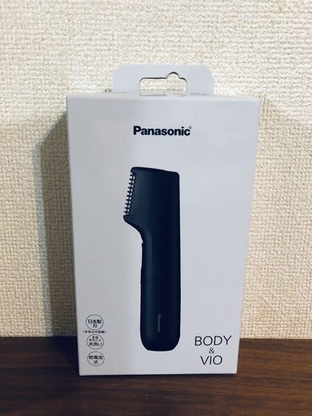 送料無料◆パナソニック ボディトリマー ボディシェーバー 電池式 お風呂剃り可 メンズ 黒 ER-GK21-K 新品