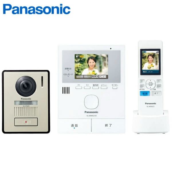 Panasonic ワイヤレスモニター付きテレビドアホン VL-SWE210KLA 未使用品