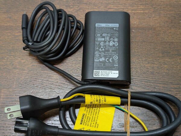 DELL 純正 45W 20v 2.25A ACアダプタ- /USBタイプCコネクタ-