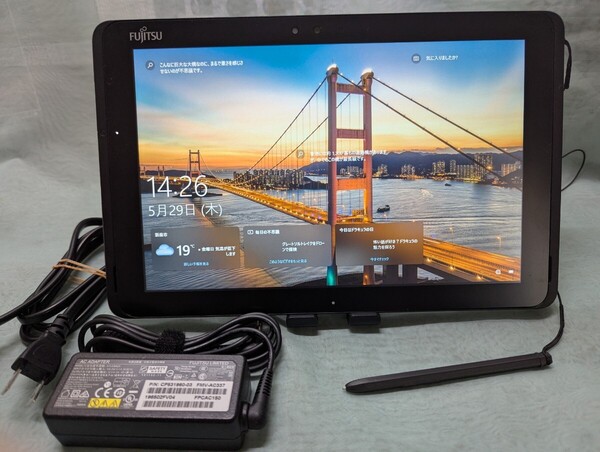 Fujitsu ARROWS Tab Q509/VE (SSD128GB/ペン付き*バッテリー最大容量24.5%*