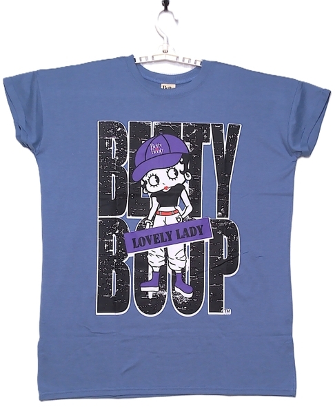 即決■★Betty Boop /ベティ・ブープ★■ゆるTシャツ SIZE=レディース M-L