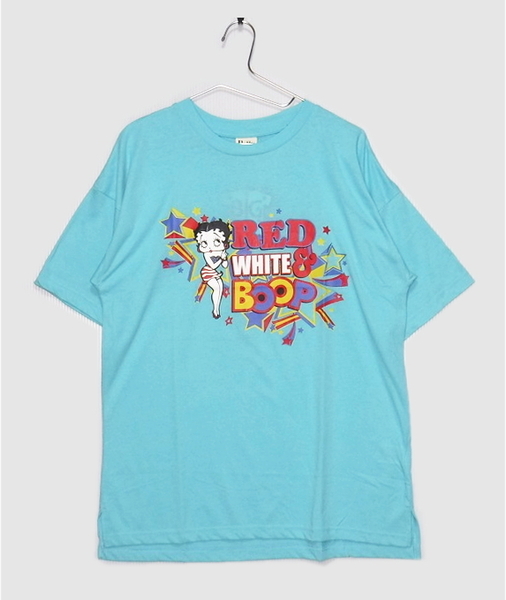 即決■★Betty Boop /ベティ・ブープ★■裾スリット/BIGTシャツ SIZE=F