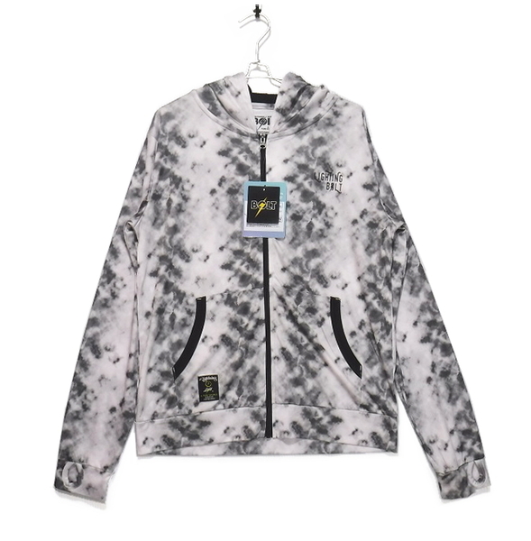 即決■★Lightning Bolt★■フーディラッシュガード:SIZE=L
