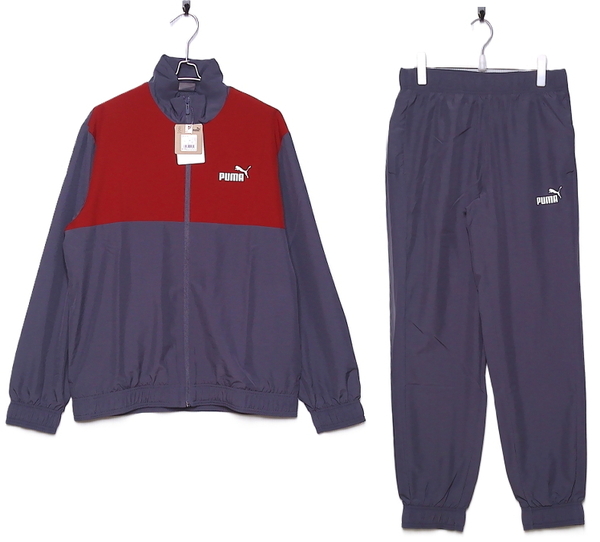 即決■★プーマ PUMA★■ウーブン カラー ブロック スーツ:SIZE=XL