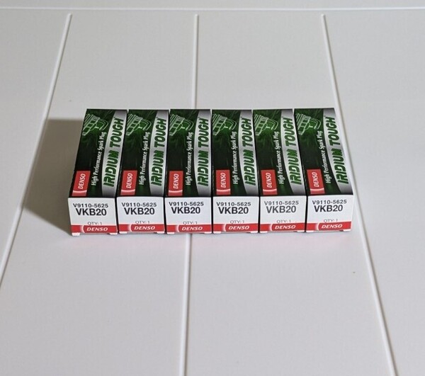 DENSO スパークプラグ イリジウムタフ VKB20 V9110-5625 6本セット トヨタ クラウン JZS171 1JZ
