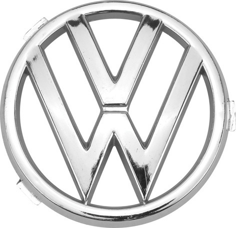 エンブレム *アウトレット品* VW Volkswagenフォルクスワーゲン ロゴ ビンテージ 8cm クラシック カー T3 T4 同梱送料210円 VW空冷