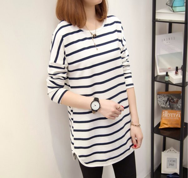 カットソー tシャツ ボーダー ロンt レディース コーデ 長袖tシャツ レディース トップス tシャツ ロングtシャツ