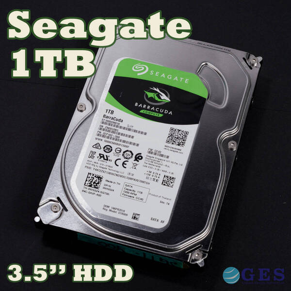 【SG1T-900】Seagate 3.5インチHDD 1TB ST1000DM010【動作中古品/送料込み/Yahoo!フリマ購入可】