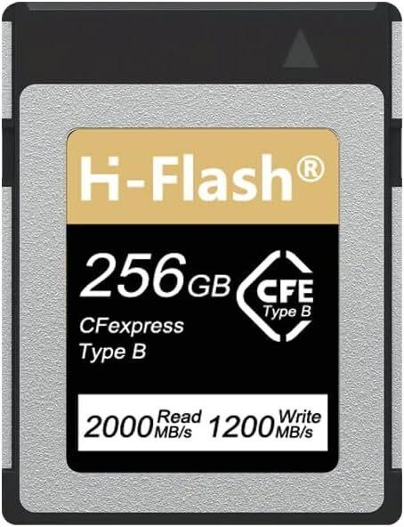 H-Flash CFExpress Type B 256GB メモリーカード R2000MB/s W1200MB/s 8K【未使用未開封/送料込み】