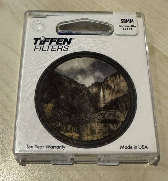Tiffen ティッフェン 58MM GLIMMERGLASS 1/2 FILTER グリマーグラス