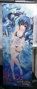 【開封品】ノワール 特大タペストリー 「PS4 勇者ネプテューヌ 世界よ宇宙よ刮目せよ!! アルティメットRPG宣言!!」WonderGOO特典【汚れ有】