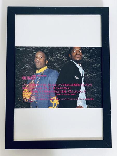 OUTKAST 雑誌切り抜き B5額縁付き ポスター風 アウトキャスト