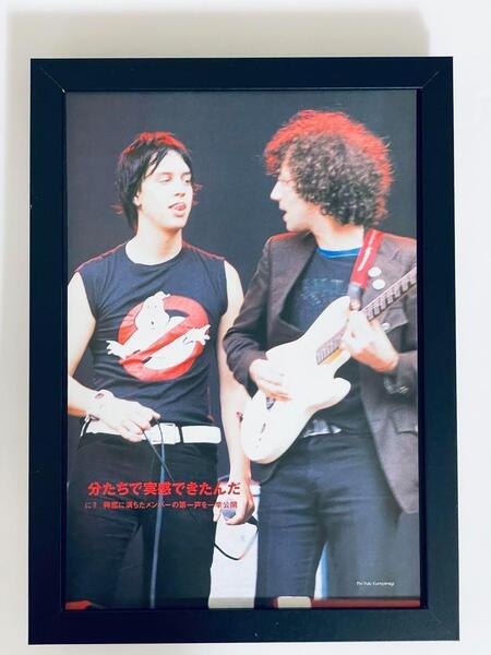 ストロークス THE STROKES 雑誌切り抜き③ B5額縁付き ポスター風