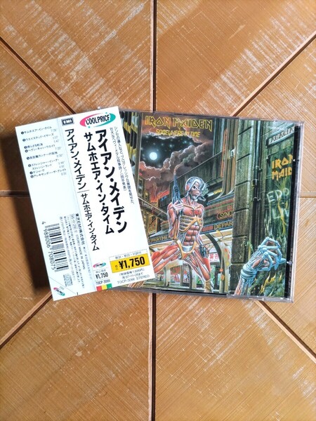 IRON MAIDEN アイアン・メイデン CD「サムホエア・イン・タイム」(Limited Edition CD2枚組)