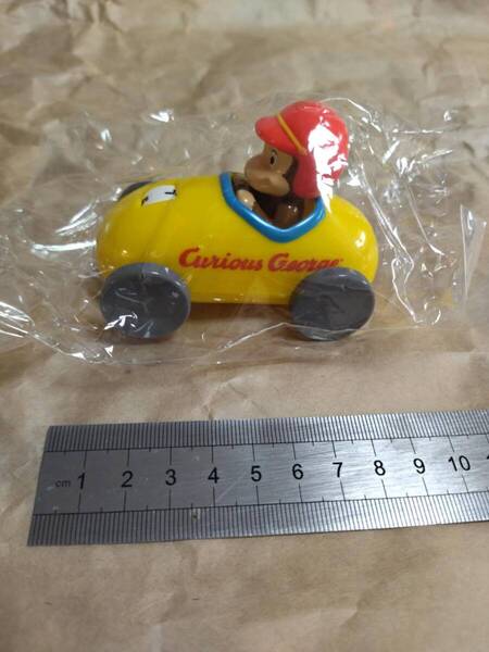 マクドナルド ハッピーセット おさるのジョージ ミニカー さる ジョージ フィギュア Happy Meal McDonald's Curious George toy car Figure