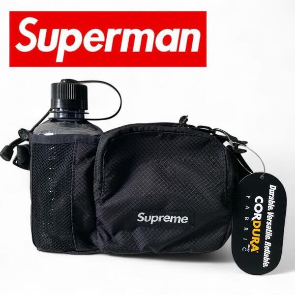 Supreme サイドバッグ ショルダー ナルゲンボトル 黒 ブラック