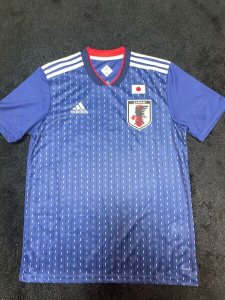 即決 送料無料 サッカー 日本代表 サムライブルー ユニフォーム アディダス製 Mサイズ 2018-2019 ロシアワールドカップ ブルー 青