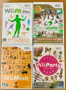 Wii fit plus他4点セット Sports Wiiパーティー ソフト 任天堂 スポーツ Nintendo